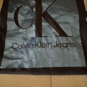 Calvin Klein Jeans Black  junior size Large T-Shirt